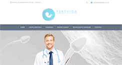 Desktop Screenshot of fertvida.com.br